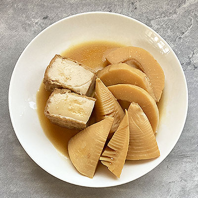 たけのこと厚揚げの煮物