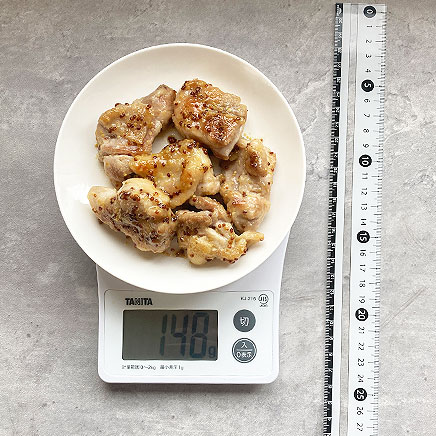 小皿(中)1皿分のハニーマスタードチキン