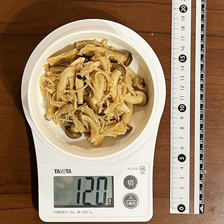 皿(小)1皿分のきのこサラダ