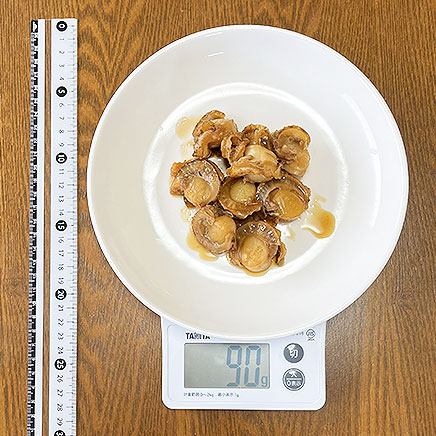 大皿1皿分のホタテの煮物