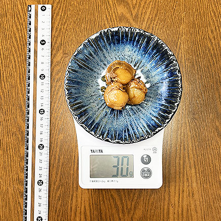 小皿1皿分のホタテの煮物