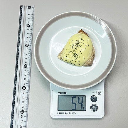 1切れ分のメカジキのチーズ焼き