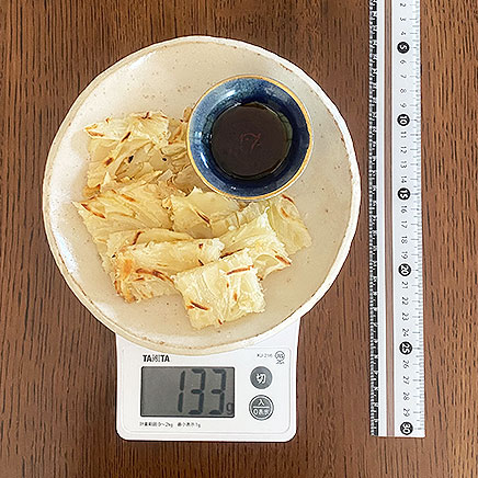 中皿(大)1皿分の玉ねぎチヂミ