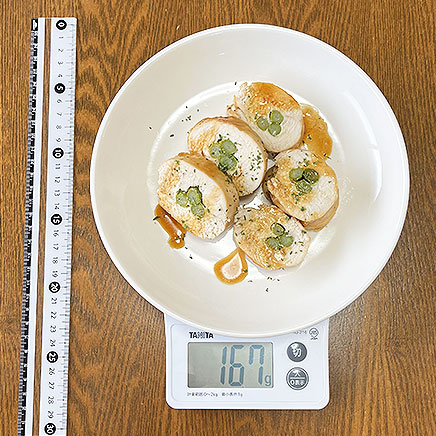 大皿1皿分の鶏肉のアスパラ巻き