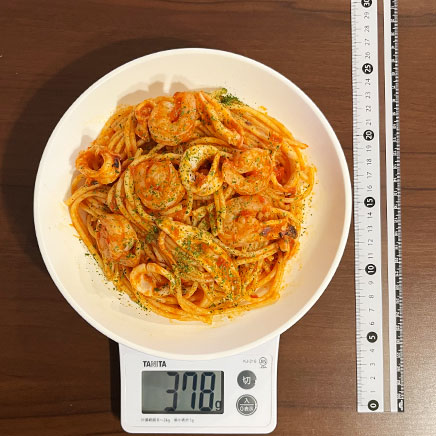 深皿（中）1皿分の魚介のマリナーラパスタ