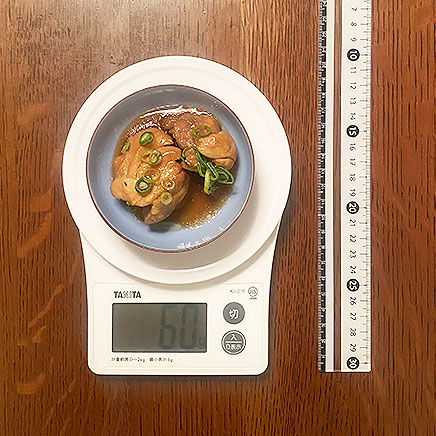 小皿(小)1皿分の鶏肉のポン酢煮