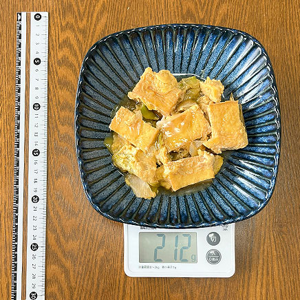 中皿(大)1皿分の厚揚げの卵とじ