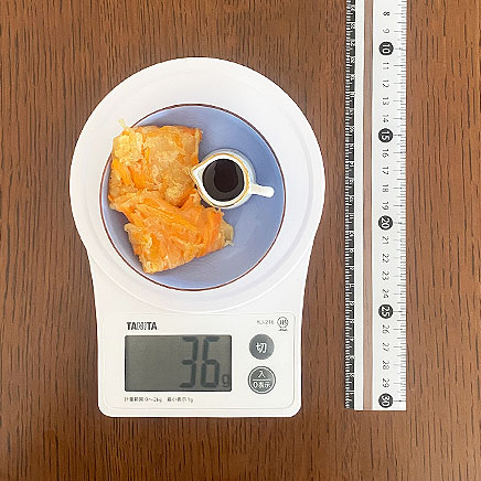 小皿（小）1皿分の人参チヂミ