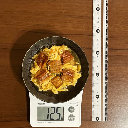 深皿(小)1皿分の穴子の柳川風