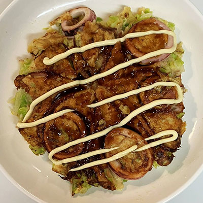 イカのお好み焼き