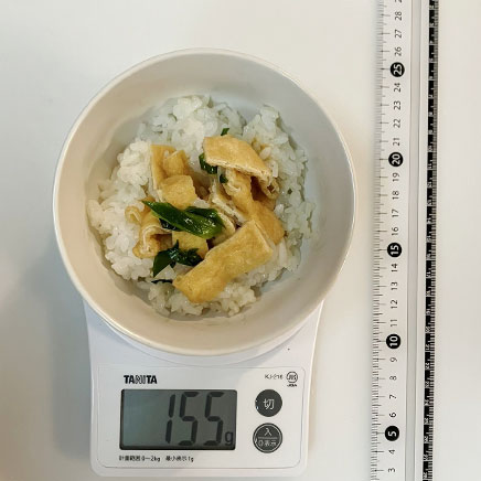 小丼1杯分のきつね丼