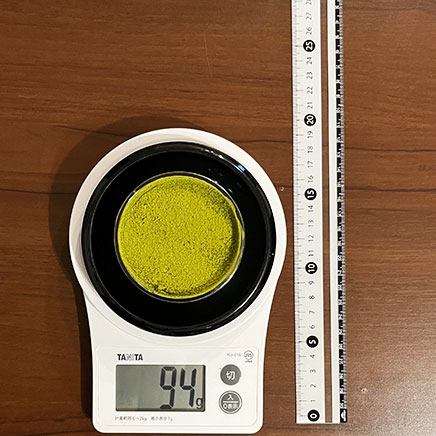 1個分の抹茶ムース