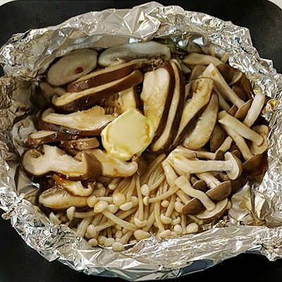 きのこのホイル焼き