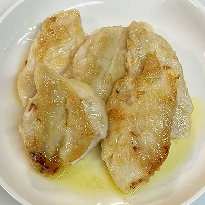 ささみのレモン焼き