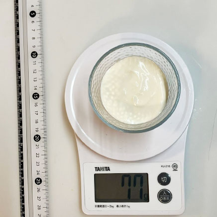 150mlグラス1個分のチーズムース