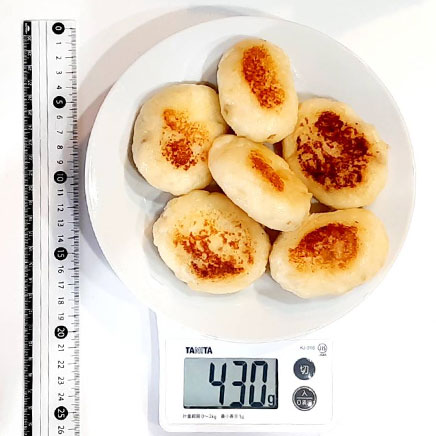 6個分のじゃがいもチーズもち