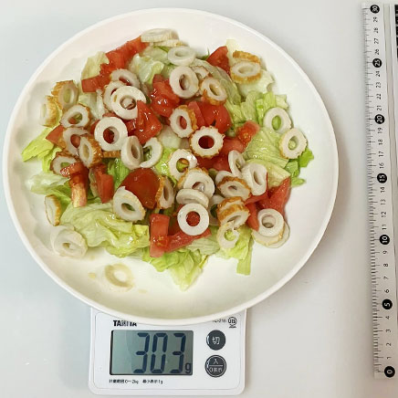 深皿(大)1皿分のちくわサラダ