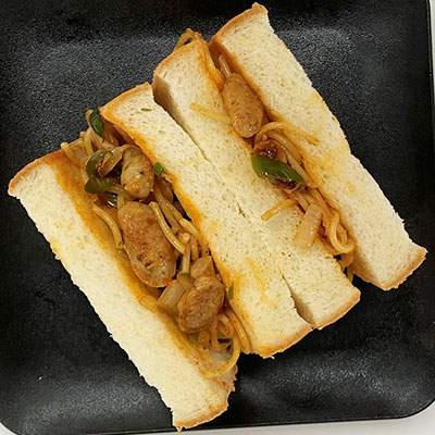 パスタサンドイッチ
