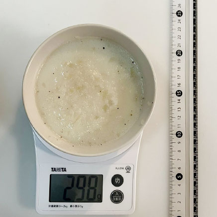 汁椀(小)1杯分の大根のポタージュ