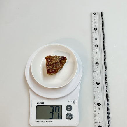 1/4個分の豚肉ハンバーグ