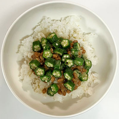 納豆オクラ丼