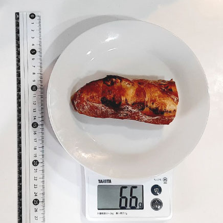 1/2本分のくるみフランスパン