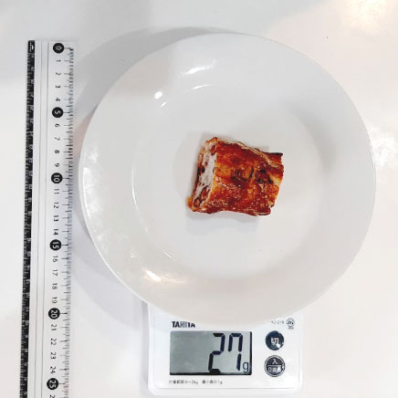 1/5切れのくるみフランスパン