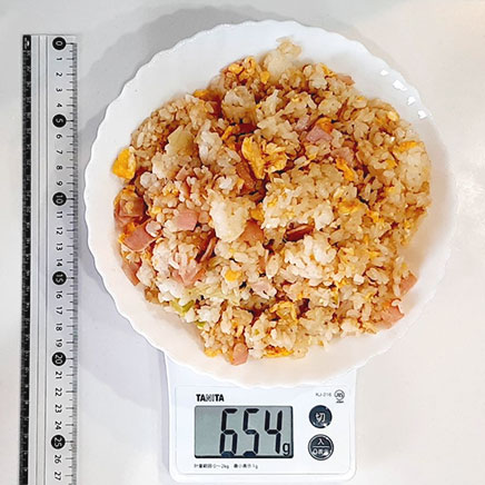 深皿(大)1皿分のハムチャーハン