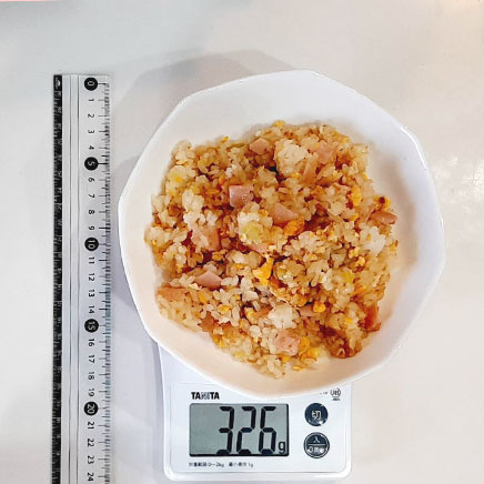 深皿(中)1皿分のハムチャーハン