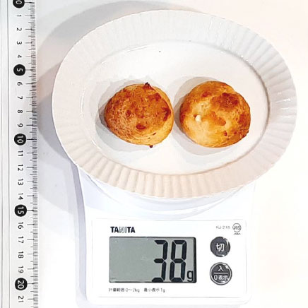 2個分のベビーシュークリーム