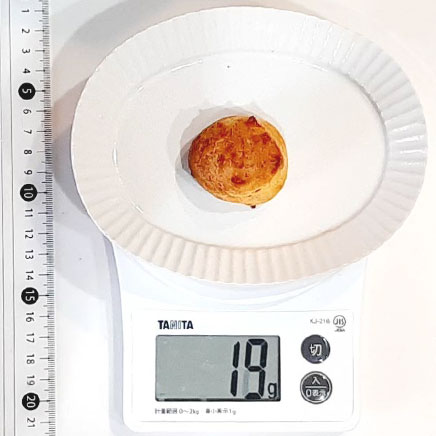 1個分のベビーシュークリーム