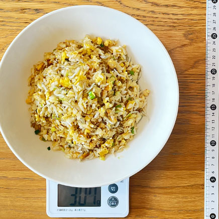 深皿（大）1皿分のしらすチャーハン