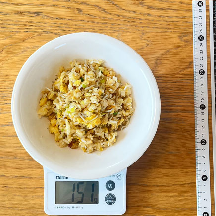 深皿（中）1皿分のしらすチャーハン