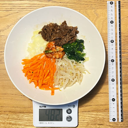 深皿(大)1皿分のチーズビビンバ