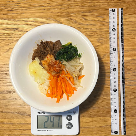 深皿(中)1皿分のチーズビビンバ