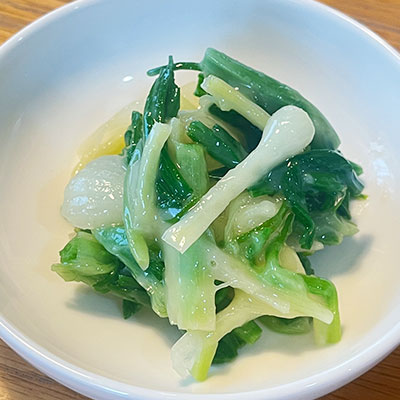 ノビルの酢味噌和え