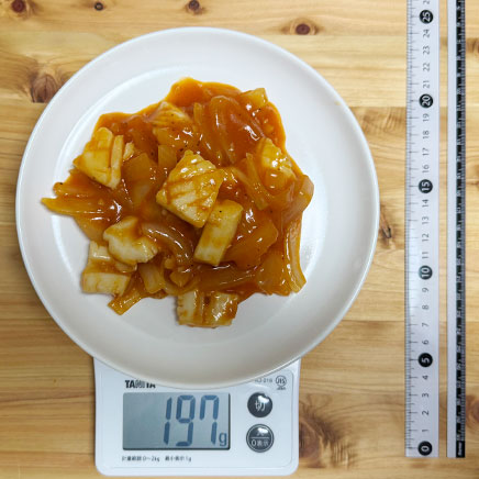 深皿(中)1皿分のイカのチリソース