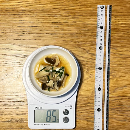 小鉢1杯分の豆腐のきのこあんかけ