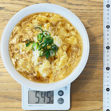 深皿（中）1皿分の卵あんかけ丼