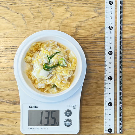 小鉢1杯分の卵あんかけ丼