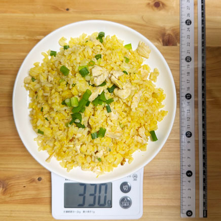 深皿(中)1皿分のささみチャーハン