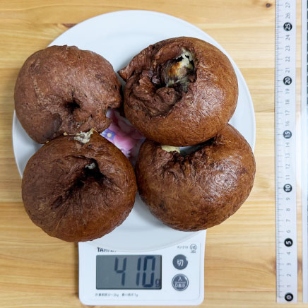 4個分のティラミスベーグル