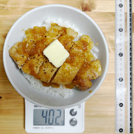 丼１杯分のトンテキ丼