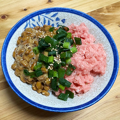 ネギトロ納豆丼