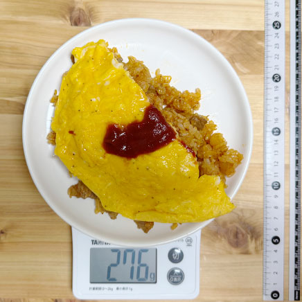 深皿(中)1皿分の牛肉のオムライス