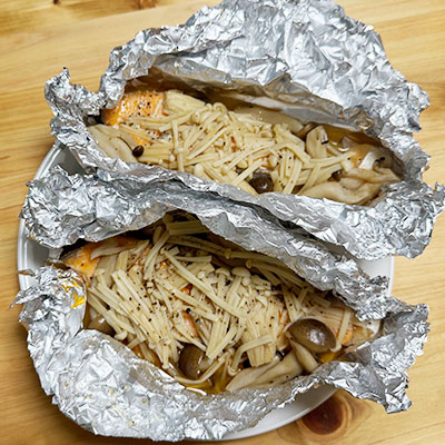 銀鮭のホイル焼き