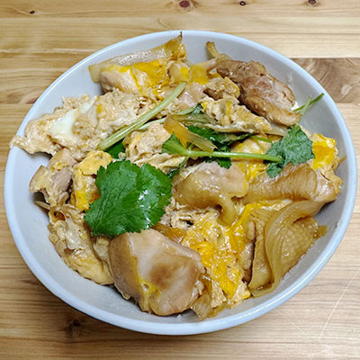 玄米の親子丼