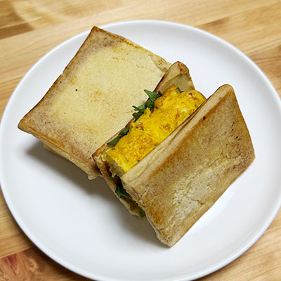高野豆腐のサンドイッチ