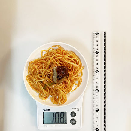 深皿（小）1皿分のハンバーグナポリタン