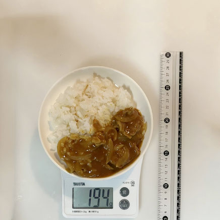 深皿（中）1皿分の牛すじカレー